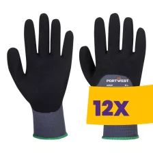   Portwest A352 DermiFlex Ultra védőkesztyű szürke (Karton - 12 pár)