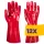 Portwest A435 PVC hosszú szárú védőkesztyű 35cm piros XL (Karton - 12 pár)