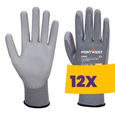   Portwest A635 Eco 3-as vágásbiztos védőkesztyű szürke (Karton - 12 pár)