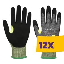   Portwest A650 VHR15 Nitrile Foam kesztyű szürke (Karton - 12 pár)