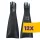 Portwest A803 Erős Latex kesztyű 600mm fekete (Karton - 12 pár)