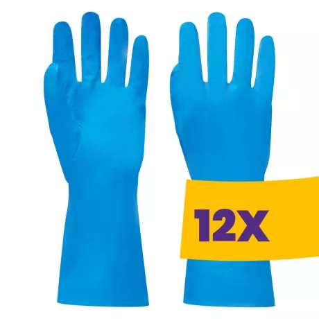 Portwest A814 Élelmiszeripari Nitril kesztyű kék (Karton - 12 pár)