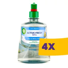   Air Wick Active Fresh utántöltő Pamut és Fehér Orchidea 228ml (Karton - 4 db)