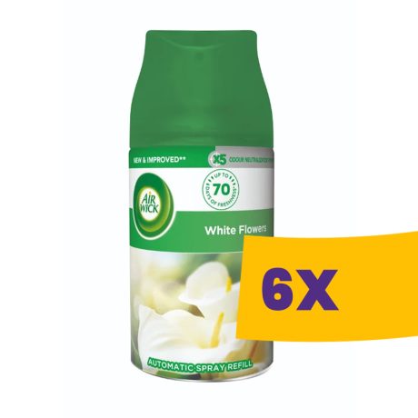 Air Wick Freshmatic utántöltő Fehér Virágok 250ml (Karton - 6 db)