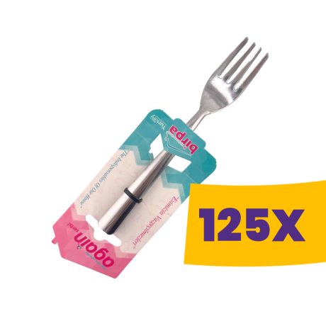 Eco fém desszertvilla 4db (Karton - 125 csomag)