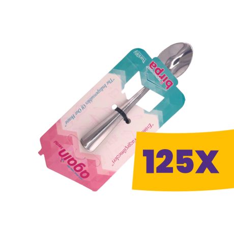 Eco fém kávéskanál 4db (Karton - 125 csomag)