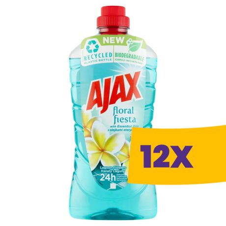 Ajax általános tisztítószer Lagoon Flowers 1000ml (Karton - 12 db)