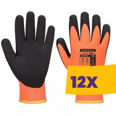 Portwest AP02 Thermo Pro Ultra védőkesztyű narancs (Karton - 12 pár)