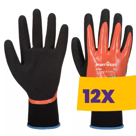 Portwest AP30 Dermi Pro kesztyű narancs (Karton - 12 pár)