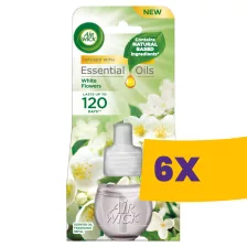   Air Wick Elektromos légfrissítő utántöltő Fehér Virágok 19ml (Karton - 6 db)