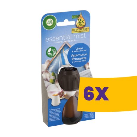 Air Wick Aroma Mist Diffúzor utántöltő Pamut & Fehér Orchidea 20ml (Karton - 6 db)
