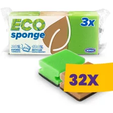  Bonus Eco nagy formázott mosogatószivacs 3db (Karton - 32 csomag)