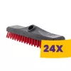 Bonus Bodtrix padlósúroló kefe fej Piros 30cm (Karton - 24 db)