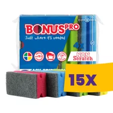   BonusPRO HoReCa Formázott mosogatószivacs 4db (Karton - 15 csomag)