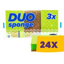 Bonus DUO karcmentes mosogatószivacs 3db (Karton - 24 csg)