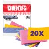 Bonus általános törlőkendő 3db (Karton - 20 csomag)
