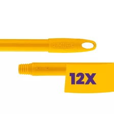   Bonus Heavy-duty alukróm felmosónyél Sárga 140cm (Karton - 12 db)