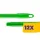 Bonus Heavy-duty alukróm felmosónyél Zöld 140cm (Karton - 12 db)