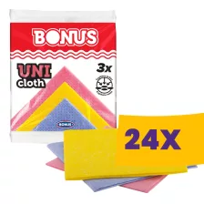 Bonus UNI perforált kendő 38x38cm 3db (Karton - 24 csg)