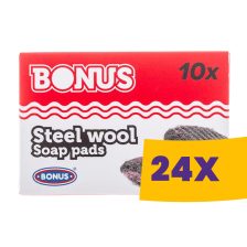 Bonus szappanos fémpárna 10db (Karton - 24 csg)