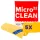 BonusPRO MicroCLEAN mikroszálas kendő 32x32cm Sárga 10db (Karton - 5 csg)