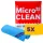 BonusPRO MicroCLEAN mikroszálas kendő 32x32cm Kék 10db (Karton - 5 csg)