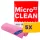 BonusPRO MicroCLEAN mikroszálas kendő 32x32cm Piros 10db (Karton - 5 csg)