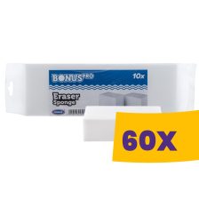 Bonus Melamin radírszivacs 10db (Karton - 60 csomag)