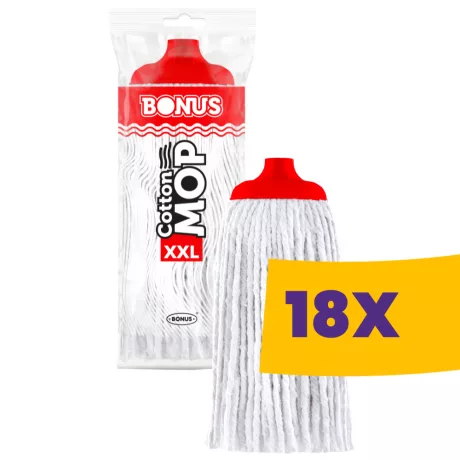 Bonus Eco CottonMop XXL pamut felmosófej 250g (Karton - 18 db)