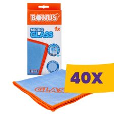   Bonus MicroGLASS mikroszálas ablaktörlőkendő 35x35cm (Karton - 40 db)