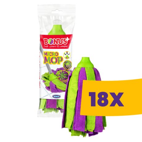 Bonus MicroMop mikroszálas felmosófej (Karton - 18 db)
