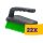Bonus fogantyús súrolókefe Zöld (Karton - 22 db)