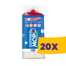   BonusPRO CottonMOP Expert pamut felmosófej Piros 350g (Karton - 20 db)