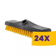   Bonus Bodtrix padlósúroló kefe fej Sárga 30cm (Karton - 24 db)