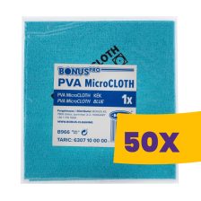   BonusPRO PVA MicroCLOTH törlőkendő kék (Karton - 50 csomag)