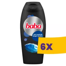   Baba 2in1 Férfi tusfürdő és sampon Tengeri Ásvány 400ml (Karton - 6 db)
