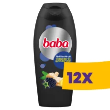   Baba 2in1 Férfi tusfürdő és sampon Vadszeder és Gyömbér 750ml (Karton - 12 db)