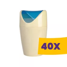 Asztali billenőfedeles szemetes 1,5L (Karton - 40 db)