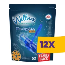   Wellnax Blue Water WC illatosító Orange Flower 5x50g (Karton - 12 csomag)