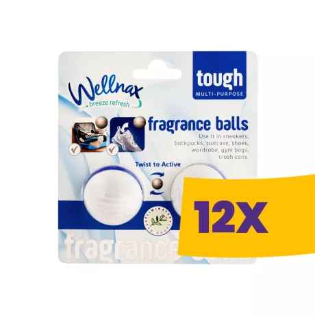 Wellnax szagmegkötő illatosító golyó Tough 2db (Karton - 12 csomag)