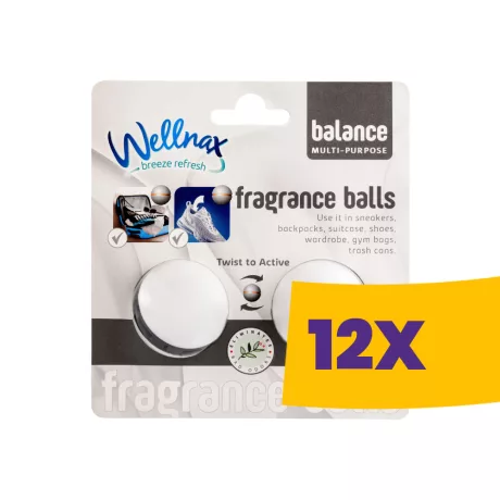 Wellnax szagmegkötő illatosító golyó Balance 2db (Karton - 12 csomag)
