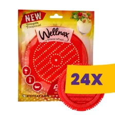   Wellnax piszoár illatosító rács Trópusi Gyümölcs 50g (Karton - 24 db)