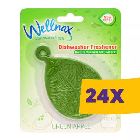Wellnax mosogatógép illatosító Apple 17g (Karton - 24 db)