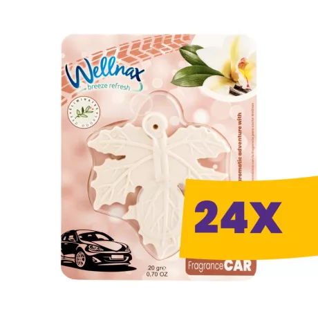 Wellnax autóillatosító Vanilla 20g (Karton - 24 db)