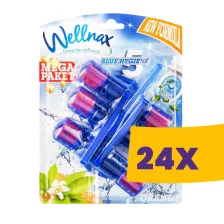   Wellnax Blue Water WC illatosító Orange Flower 3x50g (Karton - 24 csomag)