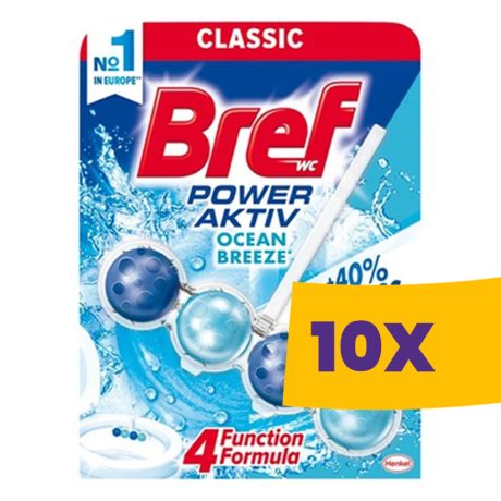Bref Power Aktiv golyós WC illatosító Óceán 50g (Karton - 10 db)