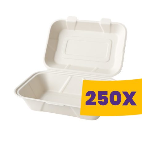 Cukornád elviteles doboz HP3 fehér - osztatlan (Karton - 250 db)