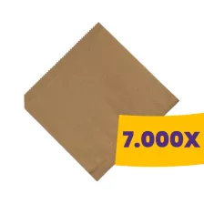 Hambi/Pita papírtasak barna - 15x15cm (Karton - 7000 db)