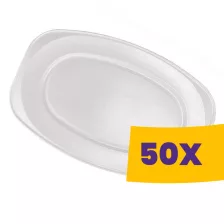 Habtálca fehér - 10 személyes 55x36cm (Karton - 50 db)