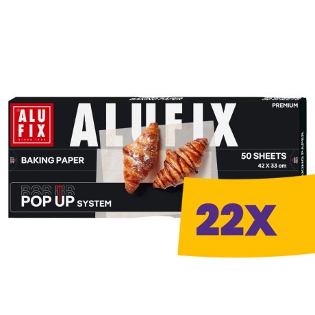 Alufix Pop-Up sütőpapír 50 ív (Karton - 22 csomag)